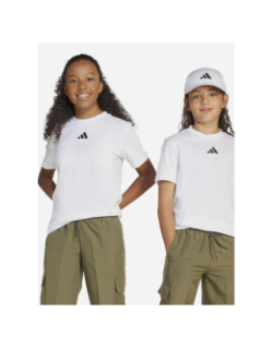 T-shirt à manches courtes tee 160 blanc enfant - Adidas