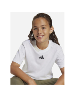 T-shirt à manches courtes tee 160 blanc enfant - Adidas