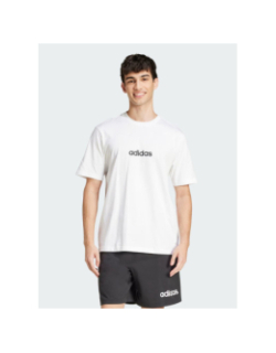 T-shirt à manches courtes m lin sj blanc homme - Adidas