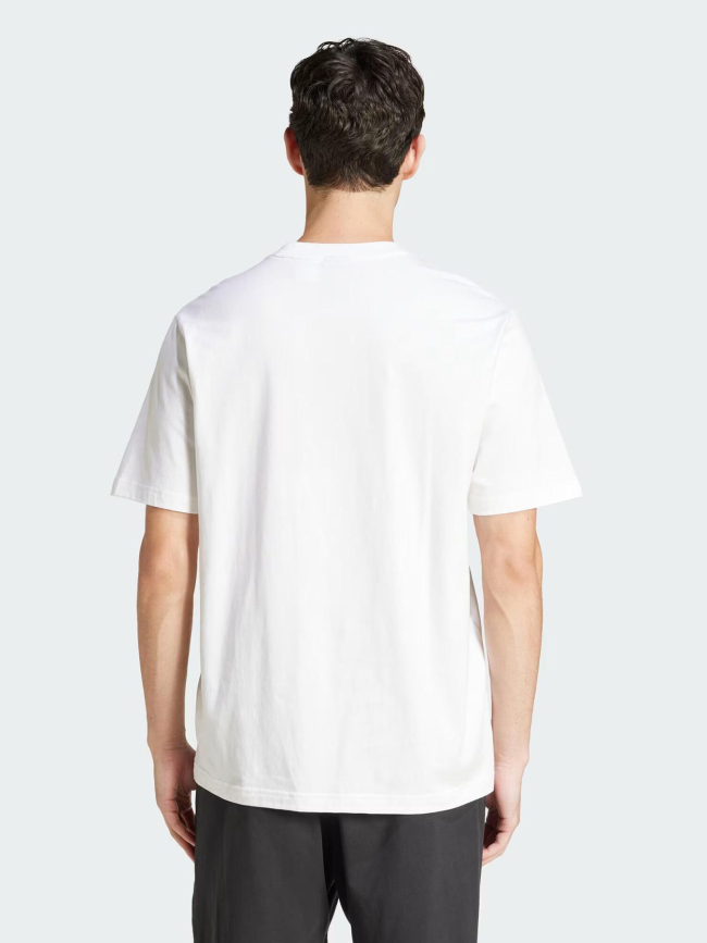 T-shirt à manches courtes m lin sj blanc homme - Adidas