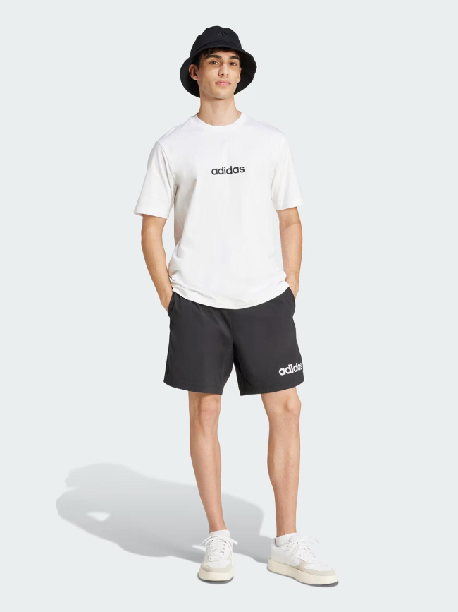 T-shirt à manches courtes m lin sj blanc homme - Adidas