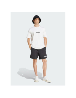 T-shirt à manches courtes m lin sj blanc homme - Adidas
