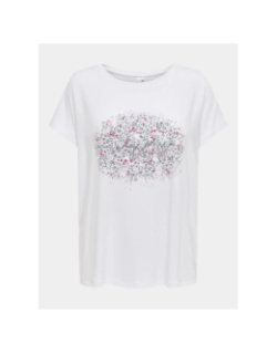 T-shirt stretch onpaub salina blanc femme - Only Play