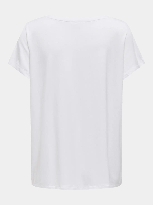 T-shirt stretch onpaub salina blanc femme - Only Play