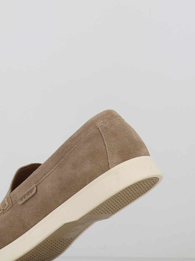 Mocassin en suède emile beige homme - Izac