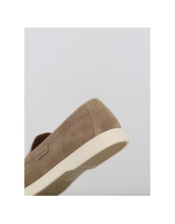 Mocassin en suède emile beige homme - Izac
