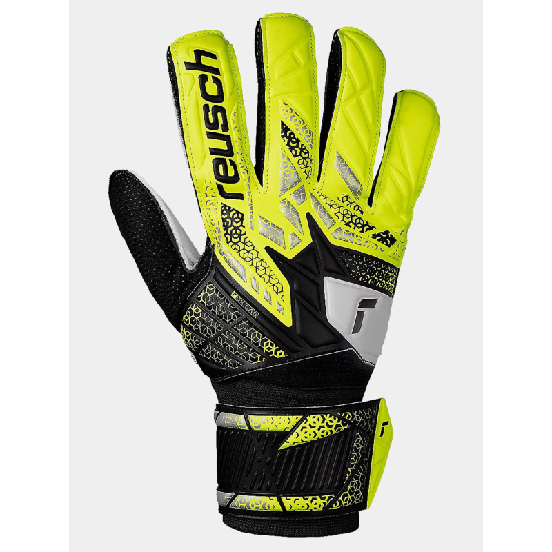 Gants de gardien de but attrackt solid fluo adulte - Reusch