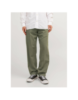 Pantalon en lin kane hybrid kaki homme - Jack & Jones