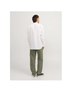 Pantalon en lin kane hybrid kaki homme - Jack & Jones