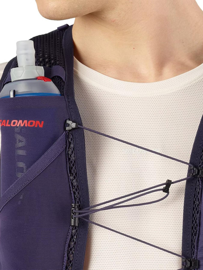 Veste d'hydratation de running  active skins 4 grvl bleu adulte - Salomon