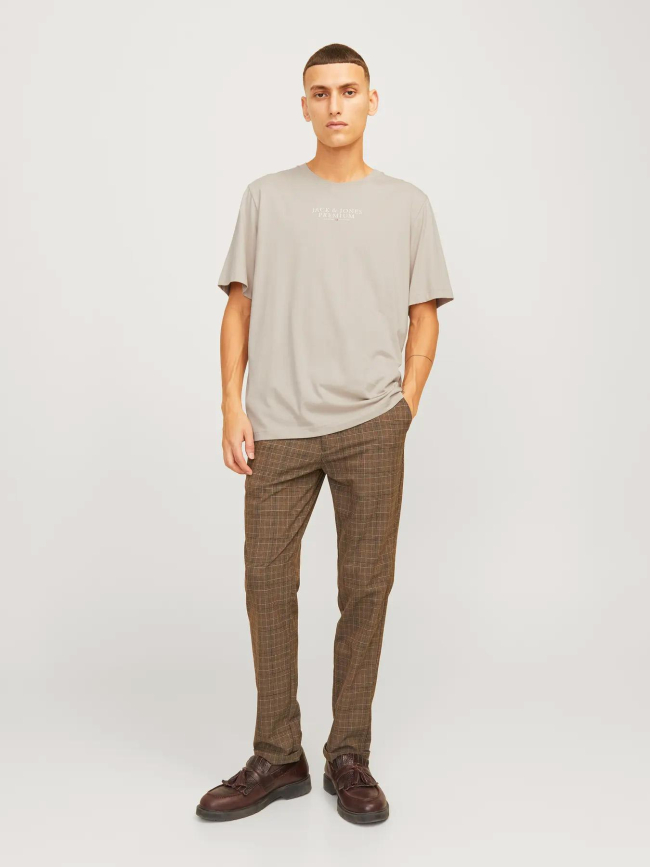 T-shirt bluarchie beige homme - Jack & Jones