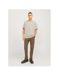 T-shirt bluarchie beige homme - Jack & Jones