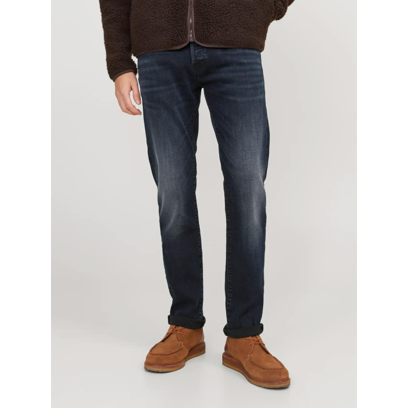 Jean slim glenn fox 104 bleu marine homme - Jack & Jones