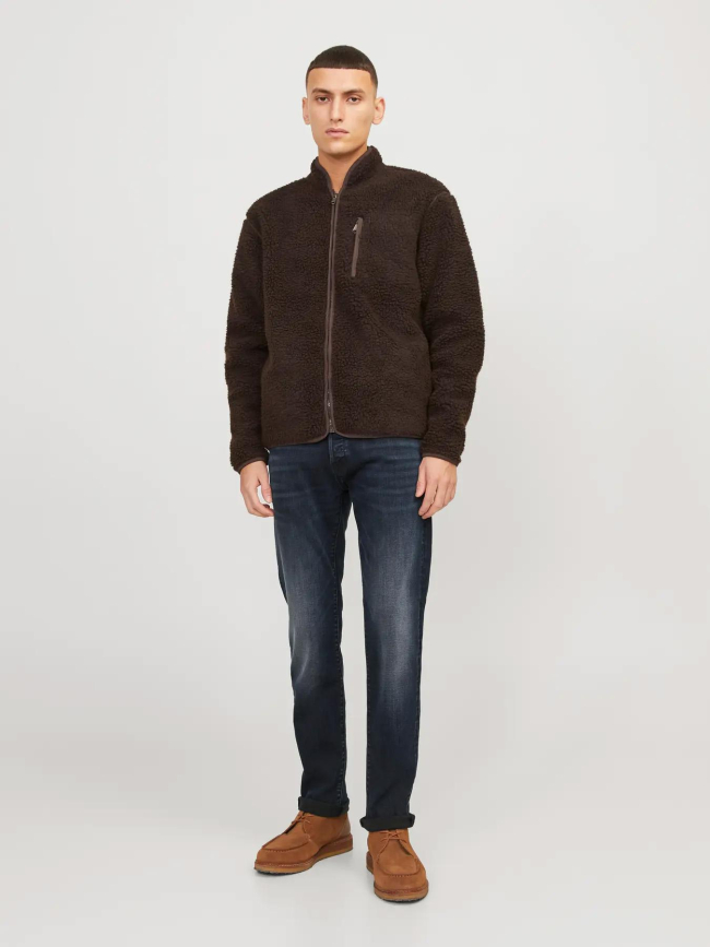 Jean slim glenn fox 104 bleu marine homme - Jack & Jones