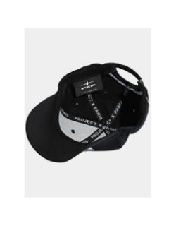 Casquette logo brodé noir blanc homme - Project X Paris