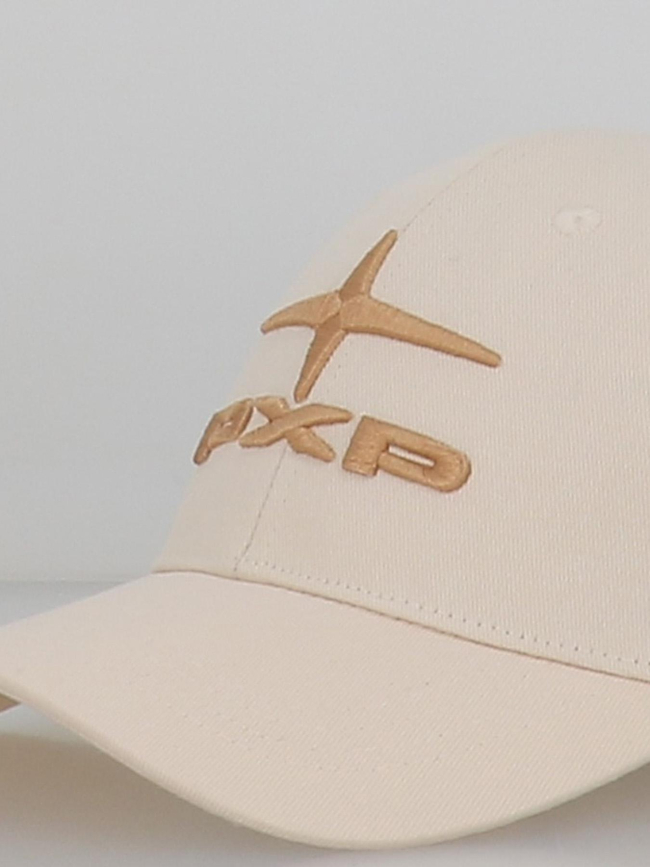 Casquette logo brodé beige homme - Project X Paris