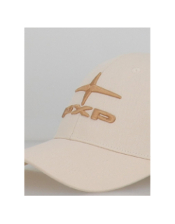 Casquette logo brodé beige homme - Project X Paris