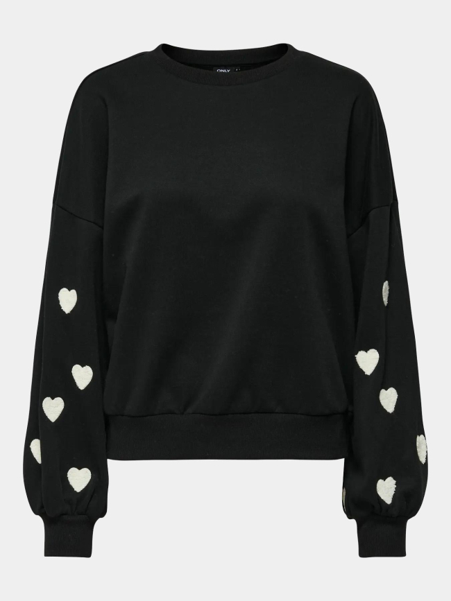 Sweat ample macy noir femme - Only