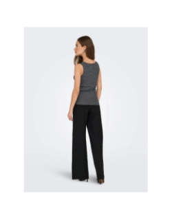 Débardeur pailleté lea party noir femme - Only