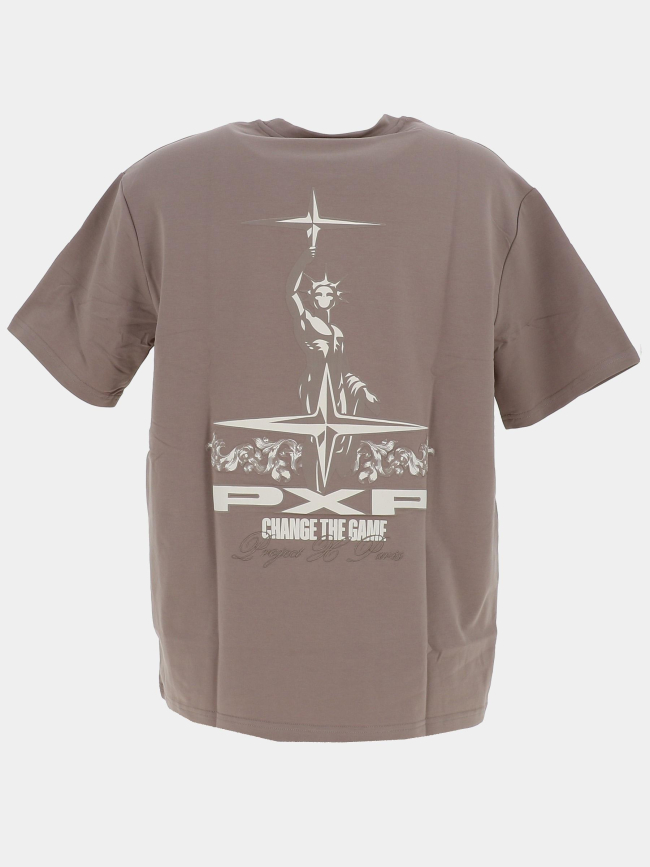 T-shirt déité marron homme - Project X Paris