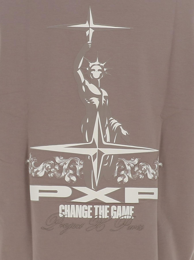 T-shirt déité marron homme - Project X Paris