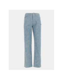 Jean slim à motif feuillage bleu ciel homme - Project X Paris