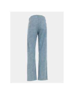 Jean slim à motif feuillage bleu ciel homme - Project X Paris