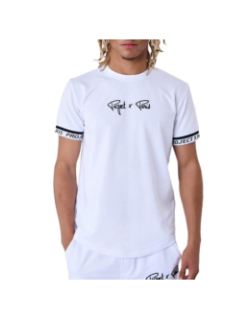 T-shirt à logo signature brodé blanc enfant - Project X Paris