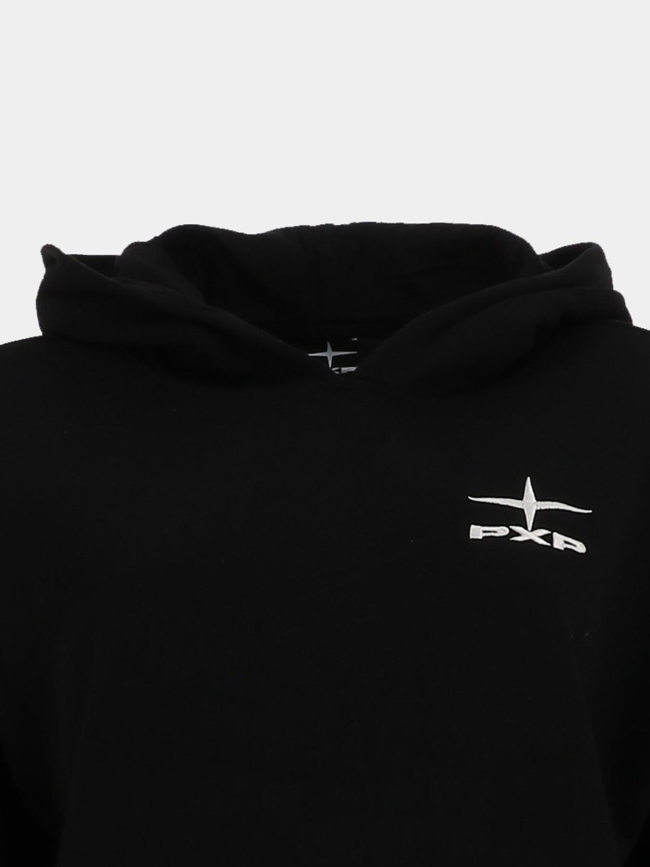 Sweat à capuche oversize logo polaris noir femme - Project X Paris
