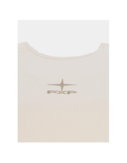 T-shirt logo polaris brodé beige femme - Project X Paris