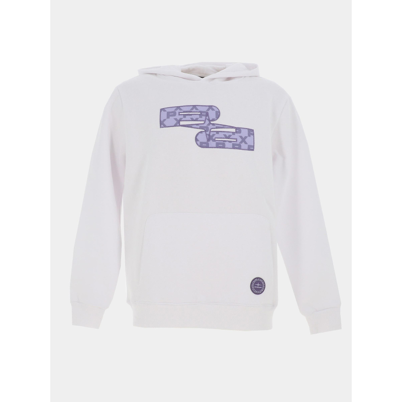 Sweat à capuche logo pxp blanc homme - Project X Paris