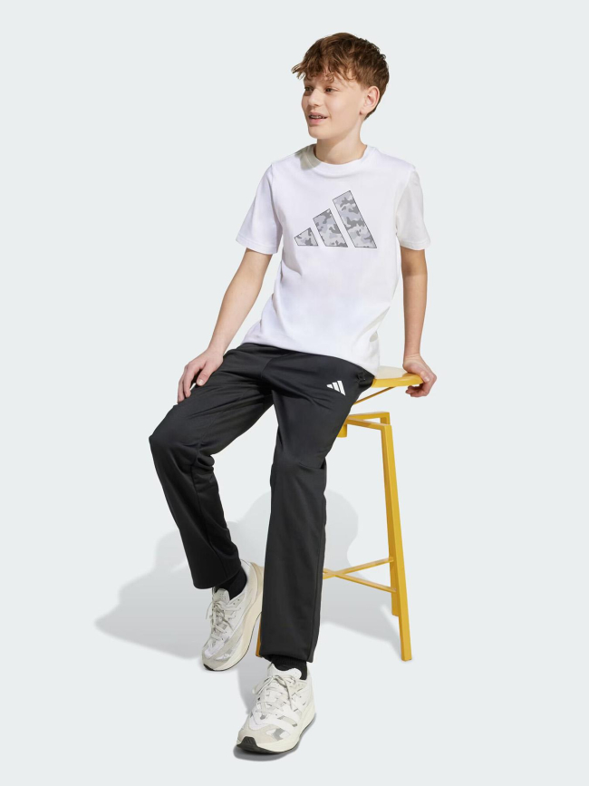 T-shirt à manches courtes j camo t blanc enfant - Adidas