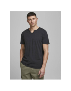 T-shirt col boutonné ben bleu marine homme - Jack & Jones