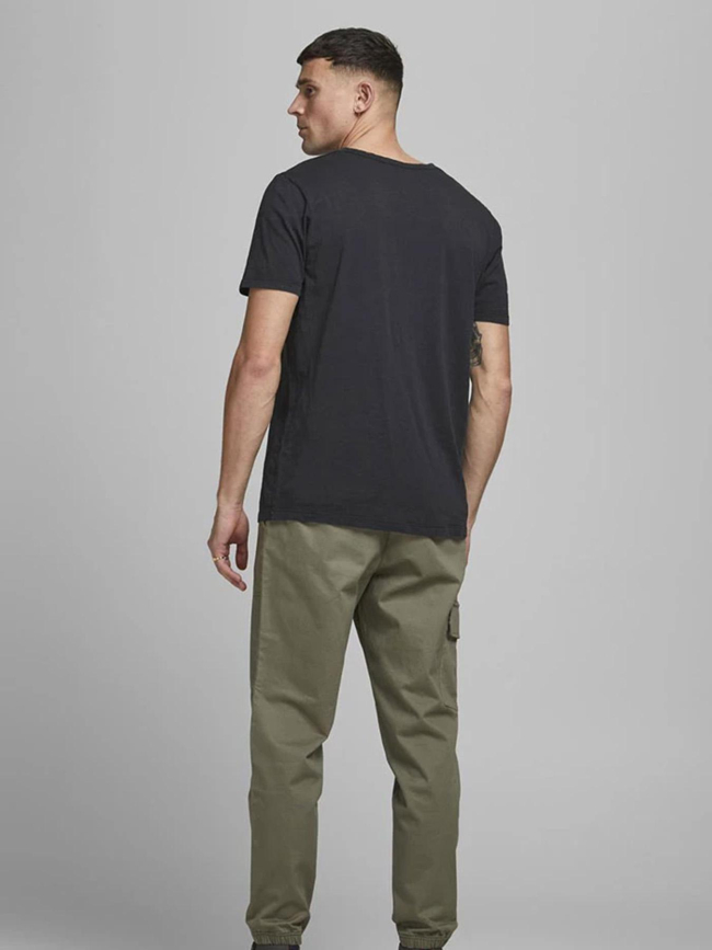 T-shirt col boutonné ben bleu marine homme - Jack & Jones