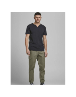 T-shirt col boutonné ben bleu marine homme - Jack & Jones