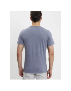 T-shirt col boutonné ben bleu homme - Jack & Jones