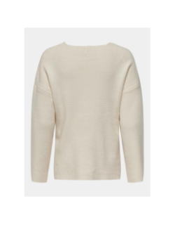 Pull côtelé onlkatia beige femme - Only