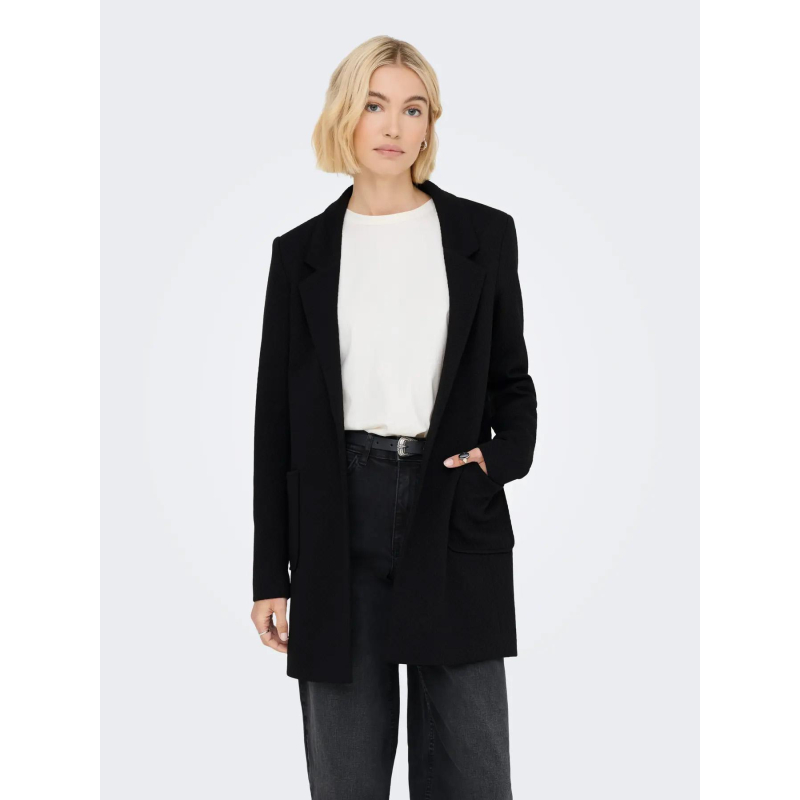 Manteau coatigan texturé onlbaker-nevara noir femme - Only