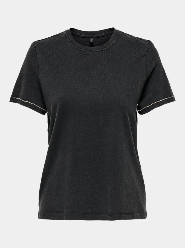 T-shirt à manches courtes onlrassi noir femme - Only