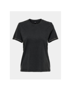 T-shirt à manches courtes onlrassi noir femme - Only