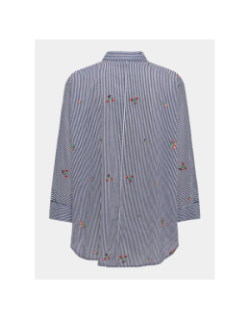 Chemise rayée à motif onlgrizzi balnc femme - Only