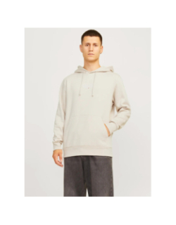 Sweat à capuche bluarchie beige homme - Jack & Jones