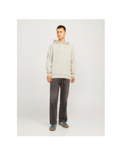 Sweat à capuche bluarchie beige homme - Jack & Jones