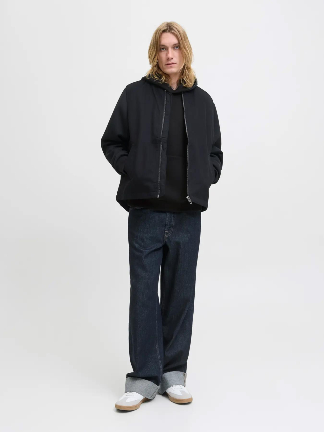 Sweat à capuche fusion scuba noir homme - Jack & Jones