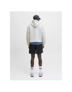 Sweat à capuche fusion scuba gris chiné homme - Jack & Jones