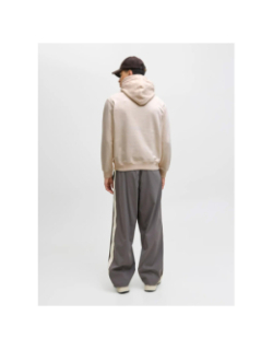 Sweat à capuche jornorrebro beige homme - Jack & Jones