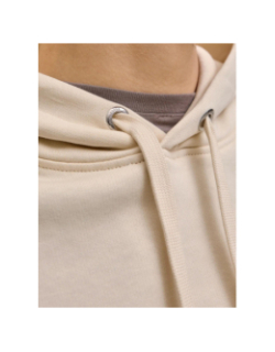 Sweat à capuche jornorrebro beige homme - Jack & Jones