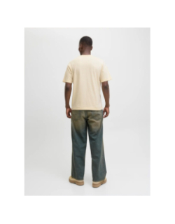 T-shirt jornorrebro blanc crème homme - Jack & Jones