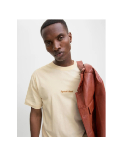 T-shirt jornorrebro blanc crème homme - Jack & Jones