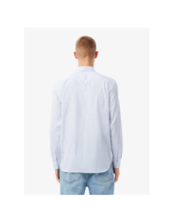Chemise regular fit pinpoint rayée blanc homme - Lacoste